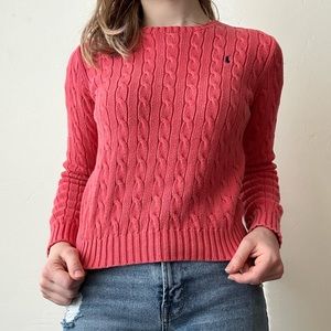 Coral Ralph Lauren Sweater size Medium